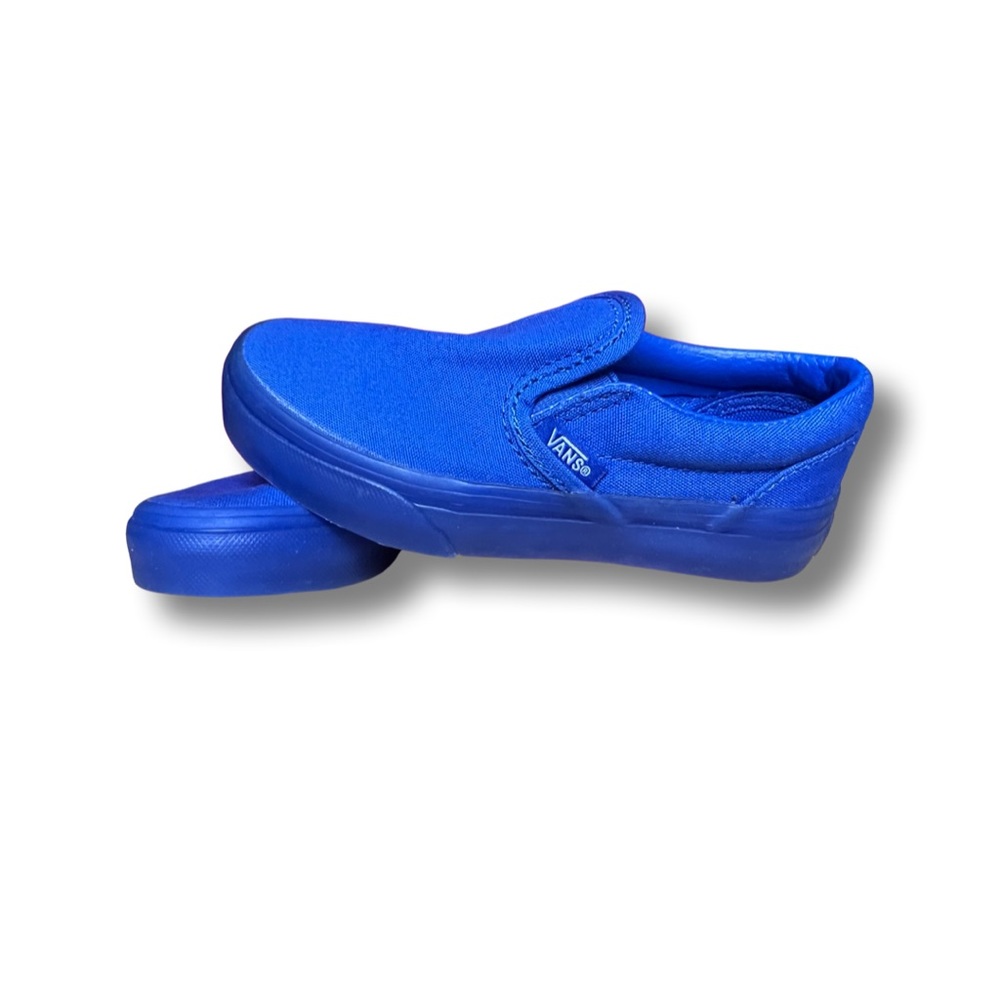Slip On Vans Kids Size 11Y Blue
